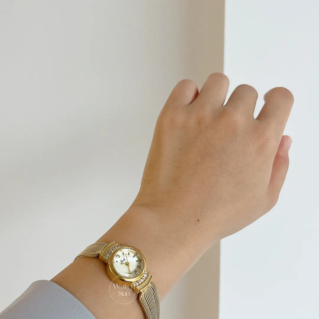 Small Face Dainty Gold Ladies Watch