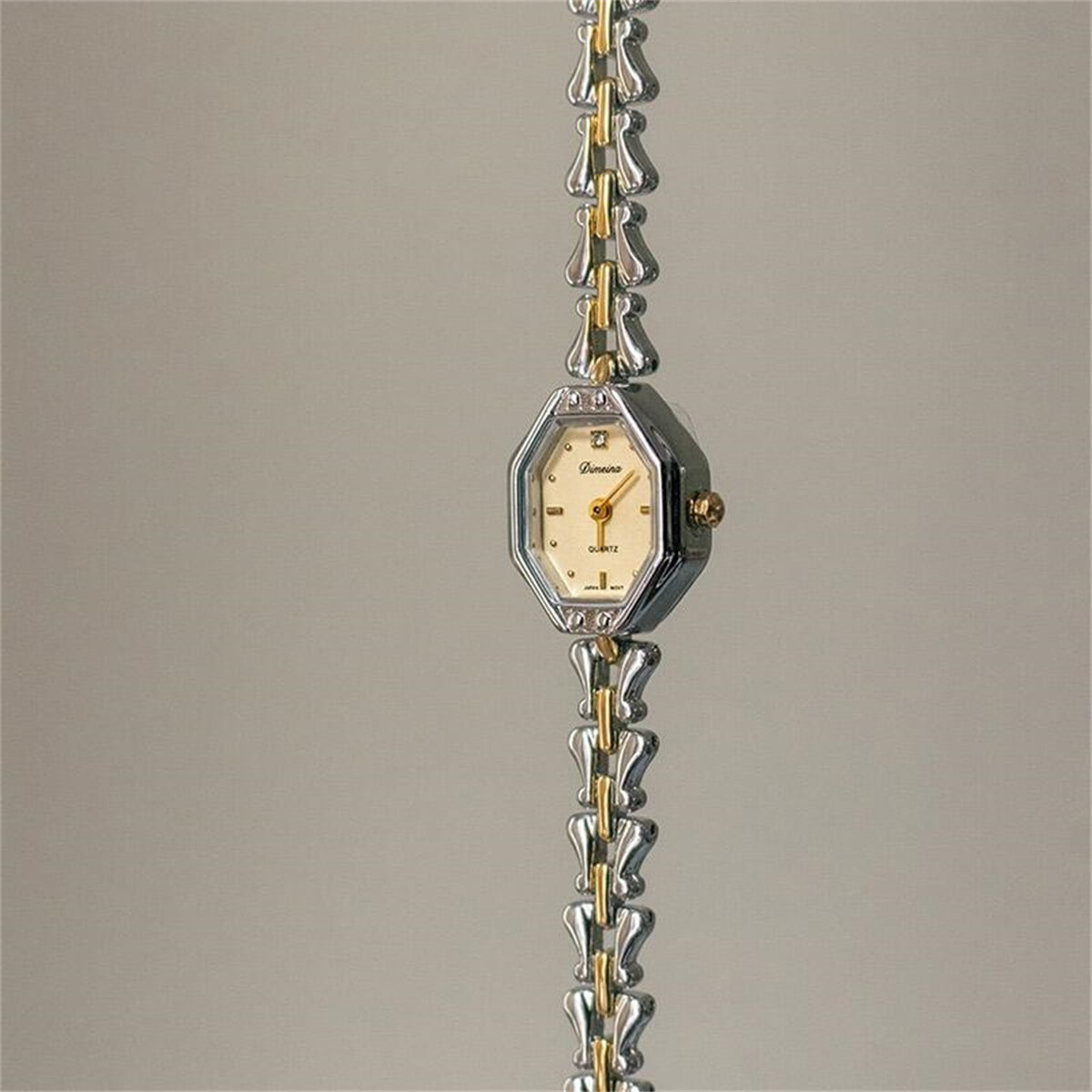 Irregular small face bracelet watch