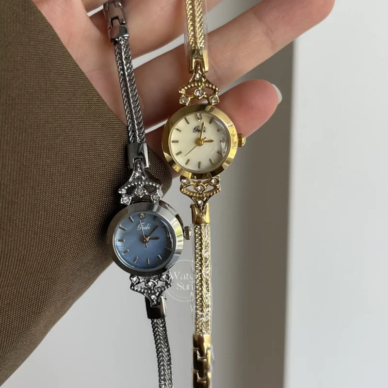 Chic Round Small Face Thin Bracelet Watch
