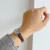 Classic Square Face Brown/Black Leather Watch