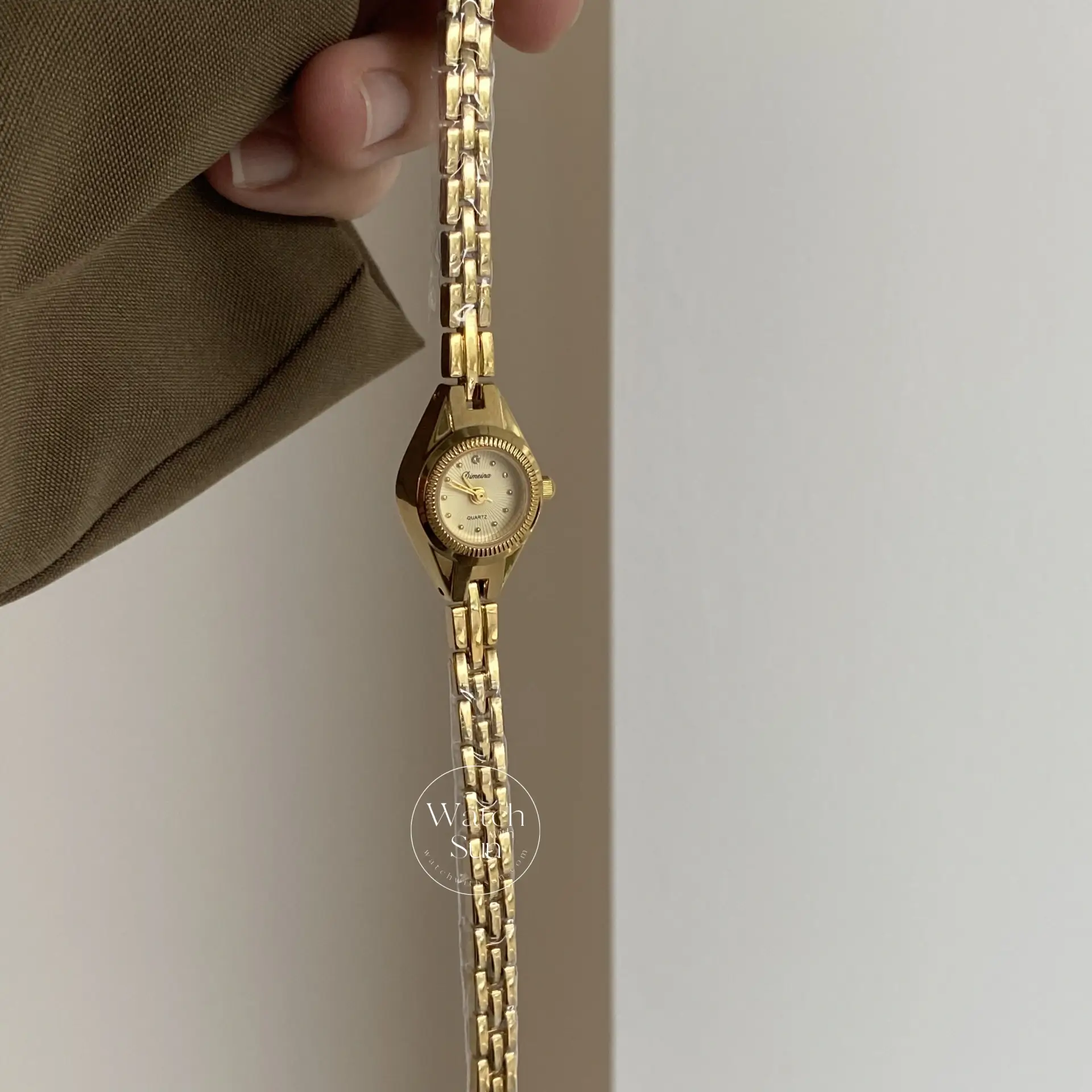 Chic Style Gold/Silver Round Stainless Steel Watch