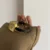 Chic Style Black-Gold Diamond Square Leather Wristwatch