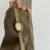 Vintage Style Golden Oval Leather/ Stainless Steel Watch