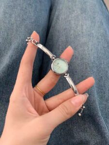 Chic Style Silver Round Stainless Steel Bracelet Watch