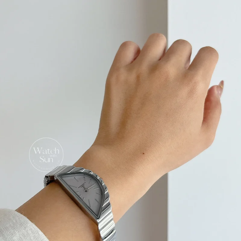 Vintage Inspired Gold/Silver Bracelet Watch for Women Modern Art Deco Vibe Asymmetrical Watch