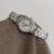 Minimalist Style Gold/Silver Round Bracelet Ladies Watch
