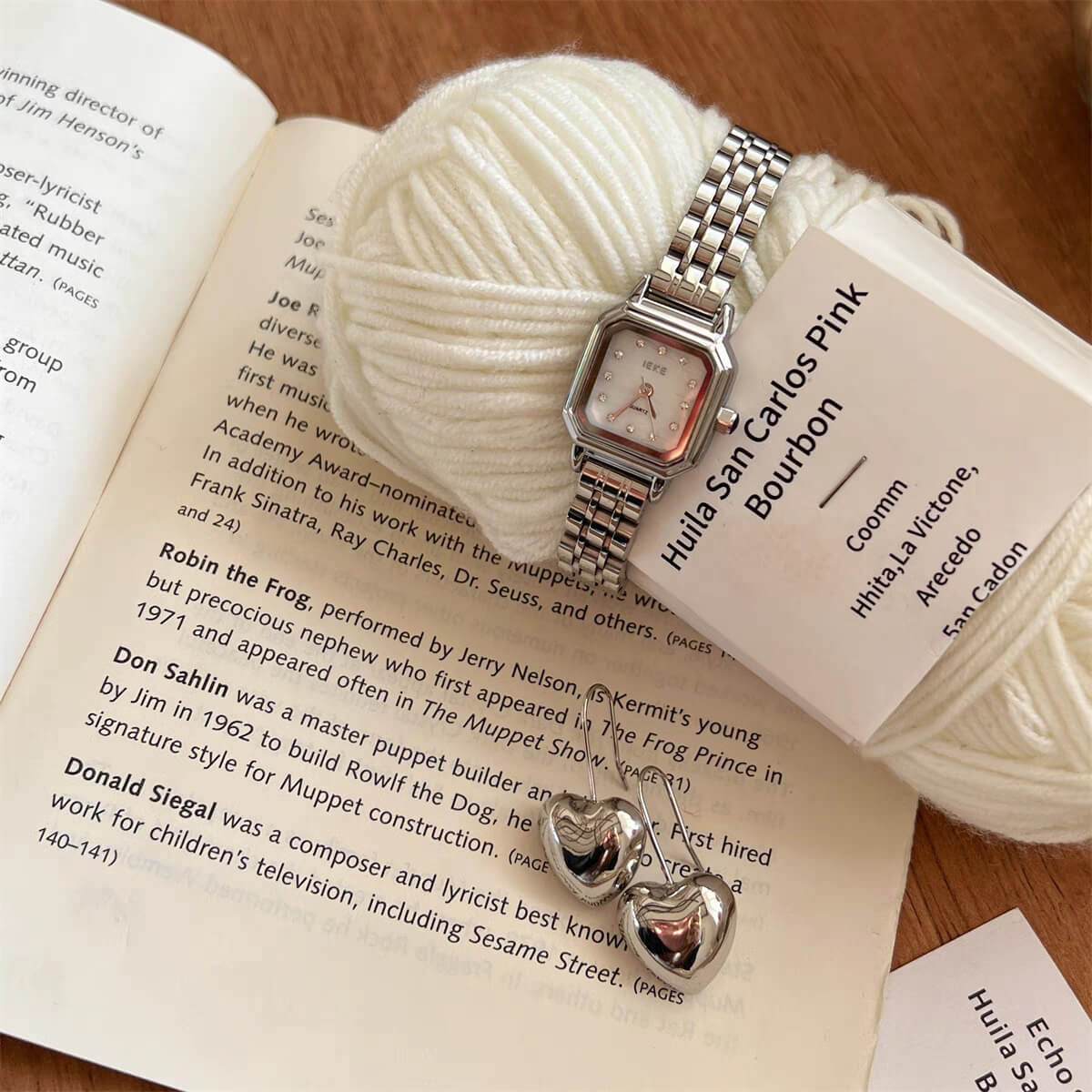 Vintage Style Gold/Silver Square Stainless Steel Watch