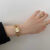 Chic Style Gold/Silver Round Stainless Steel Bracelet Watch