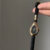 Dainty Black-Gold/Silver Water Drop Shape Leather Watch