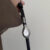 Dainty Black-Gold/Silver Water Drop Shape Leather Watch