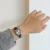 Chic Style Gold/Silver/White Square Genuine Leather Watch