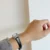 Chic Style Gold/Silver/White Square Genuine Leather Watch