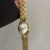 Dainty Gold/Silver Oval Face Bracelet Watch for Women