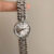 Vintage Blue/White Round Face Bracelet Watch for Women