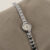 Chic Silver-Pink/Blue/White Round Face Bracelet Watch