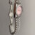 Chic Style Silver-Pink Round Bracelet Watch for Women