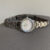 Dainty Silver Round Mother of Pearl Watch