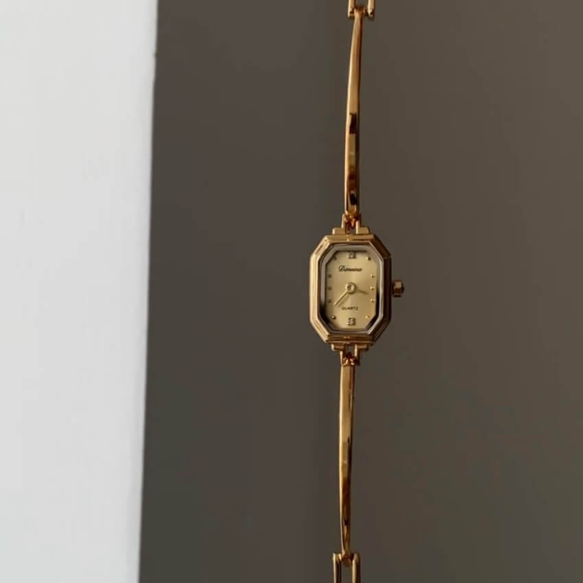 Small Rectangle Face Women's Watch