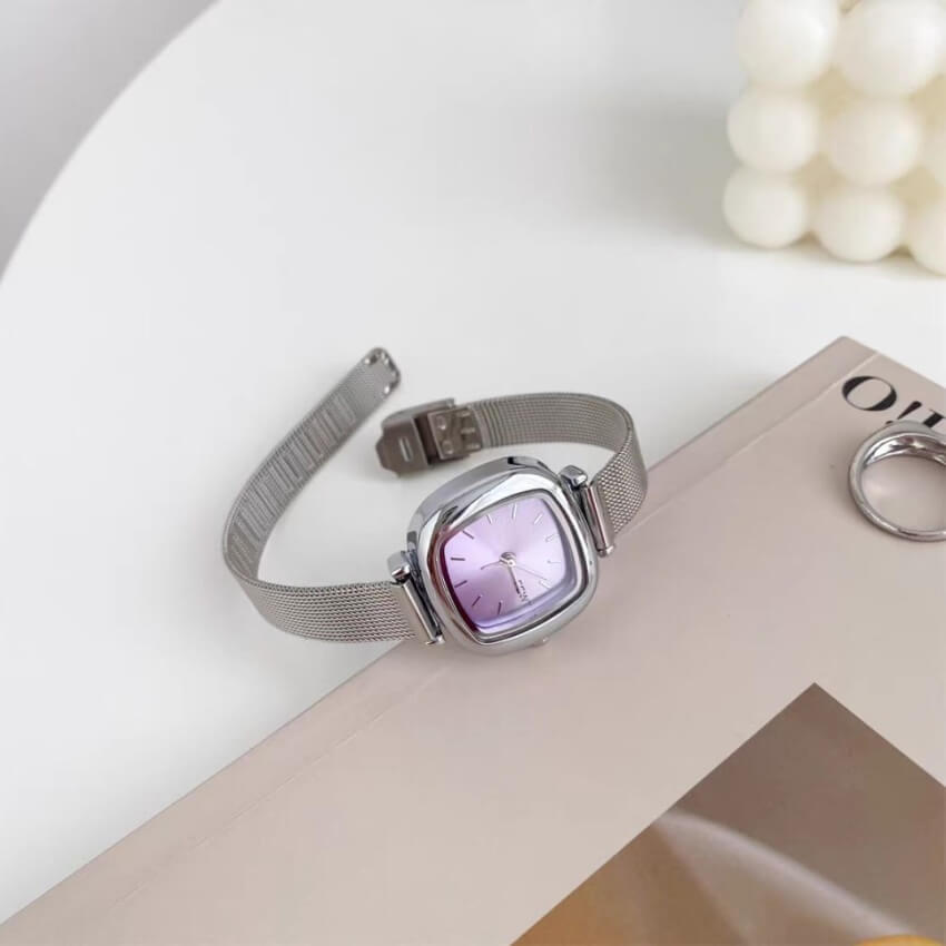 Chic Style Silver Small Square Women's Watch