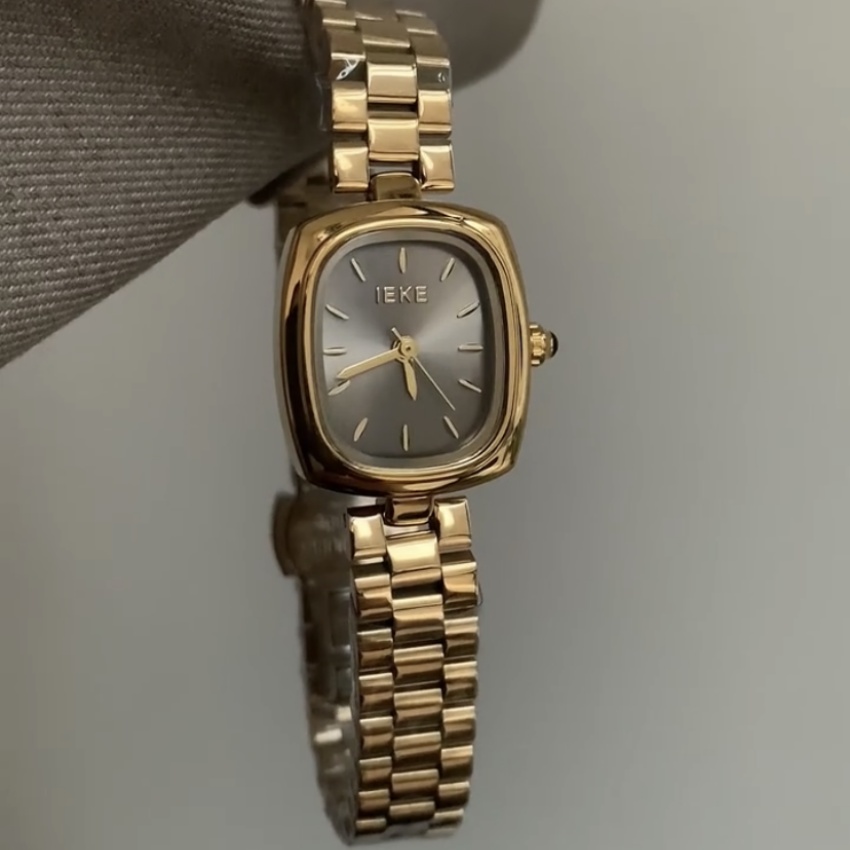 Classic Gold/Silver Small Square Women's Watch