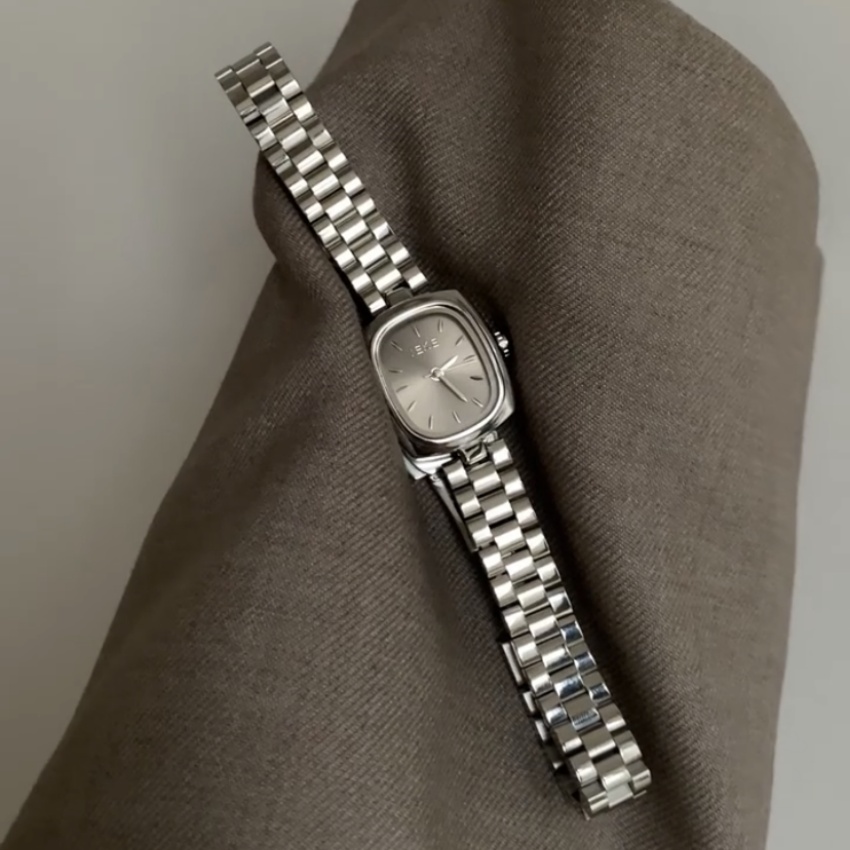 Classic Gold/Silver Small Square Women's Watch