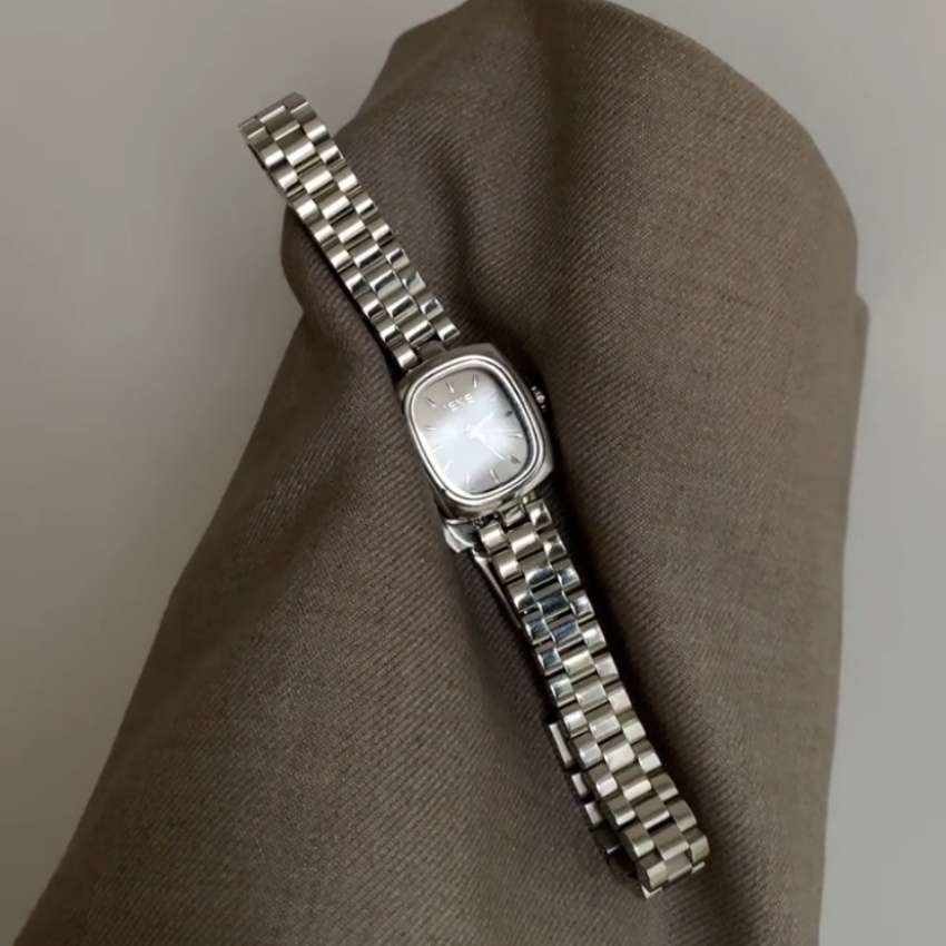 Classic Gold/Silver Small Square Women's Watch