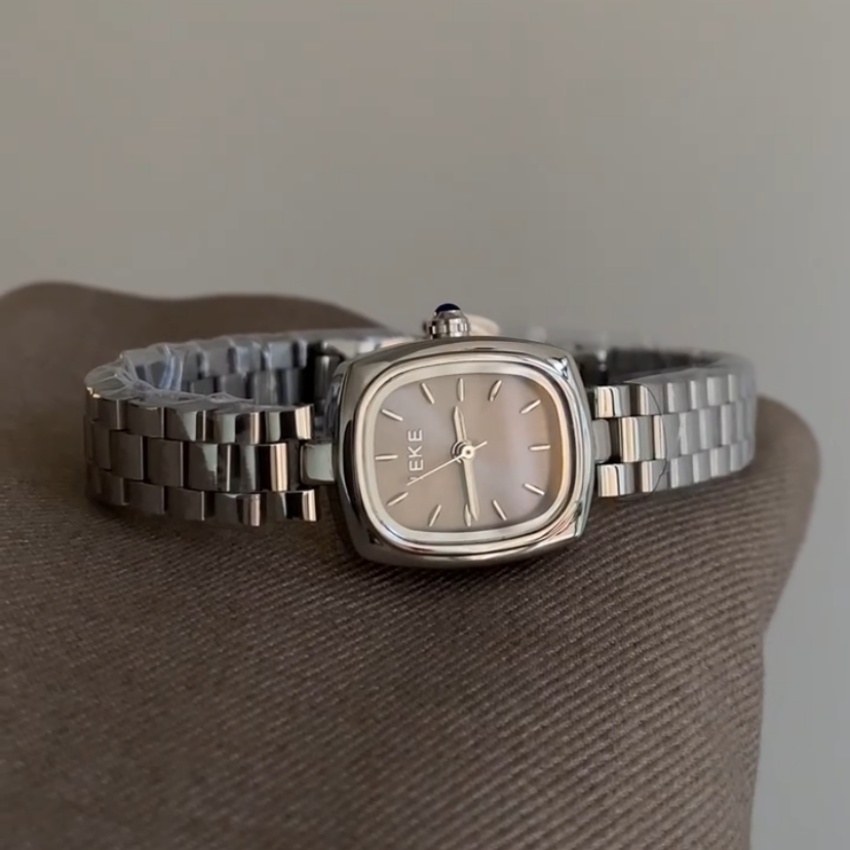 Classic Gold/Silver Small Square Women's Watch