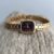 Classic Gold/Purple/Blue Small Rectangle Face Women's Bracelet Watch