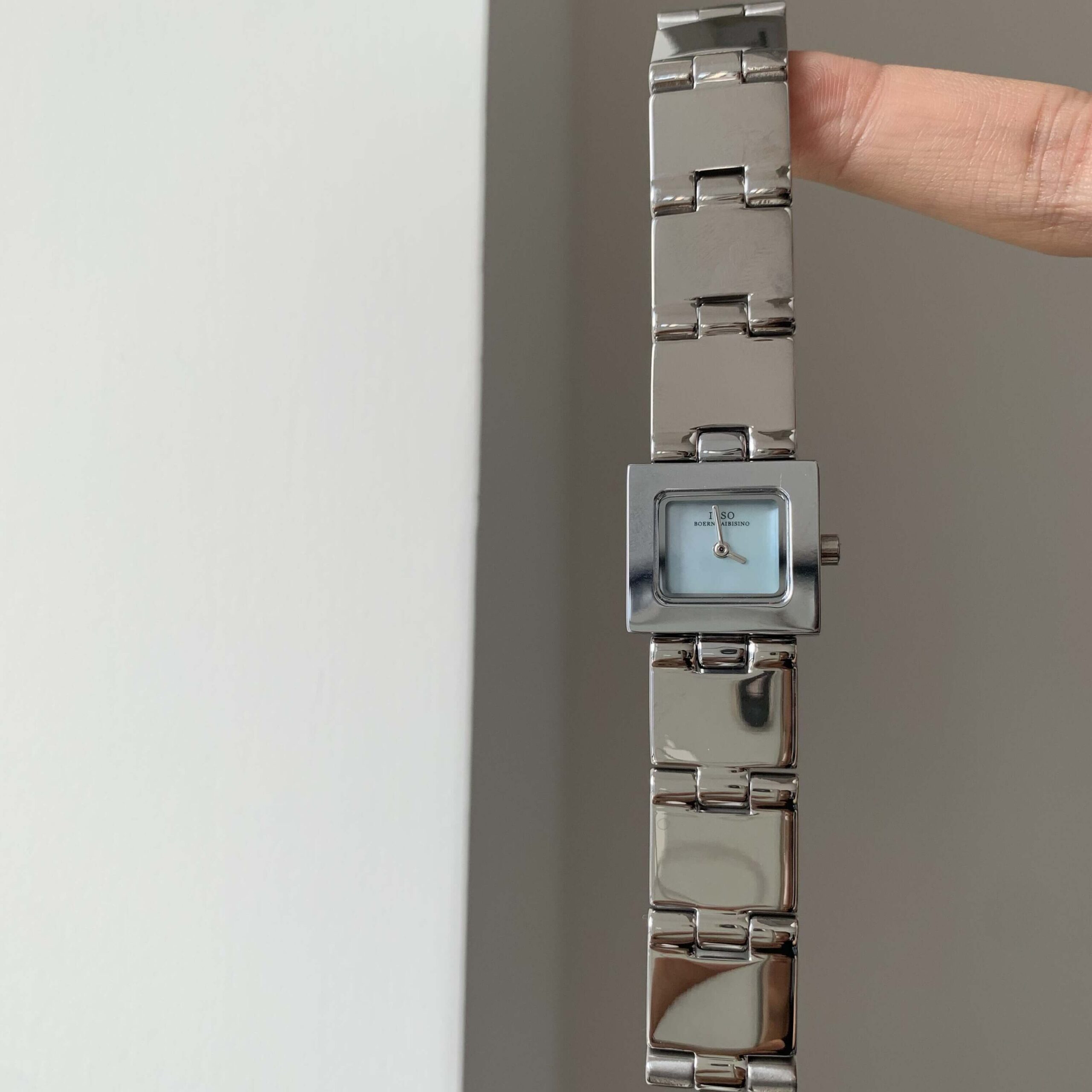 Chic Style Gold/Silver Rectangle Face Bracelet Watch