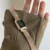 Dainty Green Small Suare Face Women's Watch
