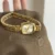 Classic Gold/Purple/Blue Small Square Women's Watch