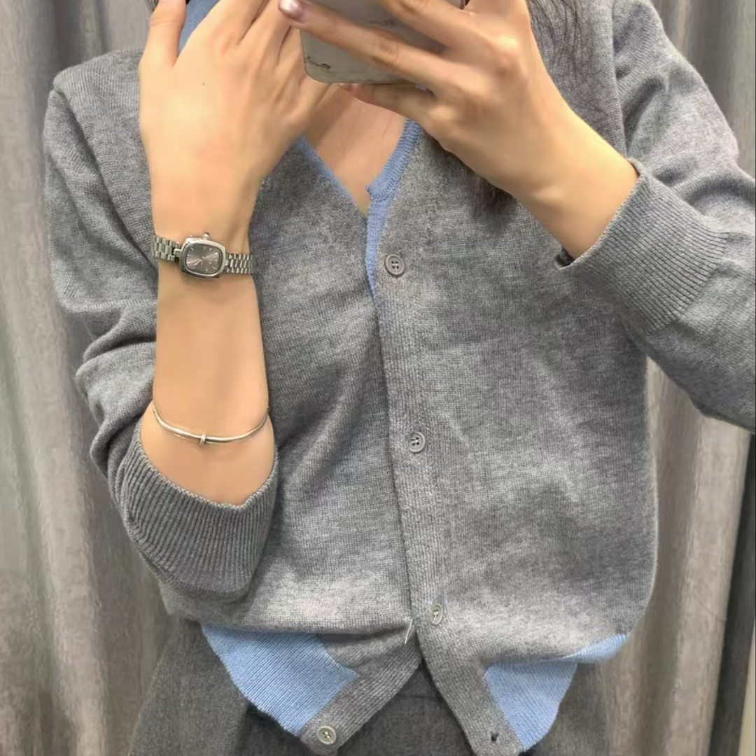 Classic Gold/Silver Small Square Women's Watch