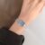Classic Gold/Purple/Blue Small Square Women's Watch
