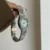 Dainty Blue Mother of Pearl Dial Silver Bracelet Watch