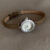 Dainty Style Round Face Leather Ladies Watch