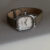 Classic Grey Square Genuine Leather Wristwatch