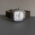 Classic Grey Square Genuine Leather Wristwatch