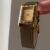 Classic Square Gold Face Genuine Leather Watch