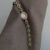 Vintage Style Green Zircon Bracelet Watch