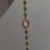 Vintage Style Green Zircon Bracelet Watch