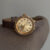 Vintage Style Gold Round Face Watch For Ladies