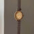 Vintage Style Gold Round Face Watch For Ladies