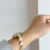 Chic Style Gold/Silver Stainless Steel Bracelet Watch