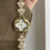 Chic Style Gold/Silver Stainless Steel Bracelet Watch