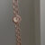 Vintage Style Dainty Round Face Rose Gold Bracelet Watch for Women