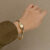 Dainty Gold Small Round Face Women's Watch