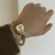 Cool Square Women's Silver/Gold Bracelet Watch