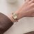 Cool Square Women's Silver/Gold Bracelet Watch