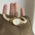 Vintage Small Oval Freshwater Pearl Bracelet Watch