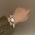 Vintage Small Oval Freshwater Pearl Bracelet Watch
